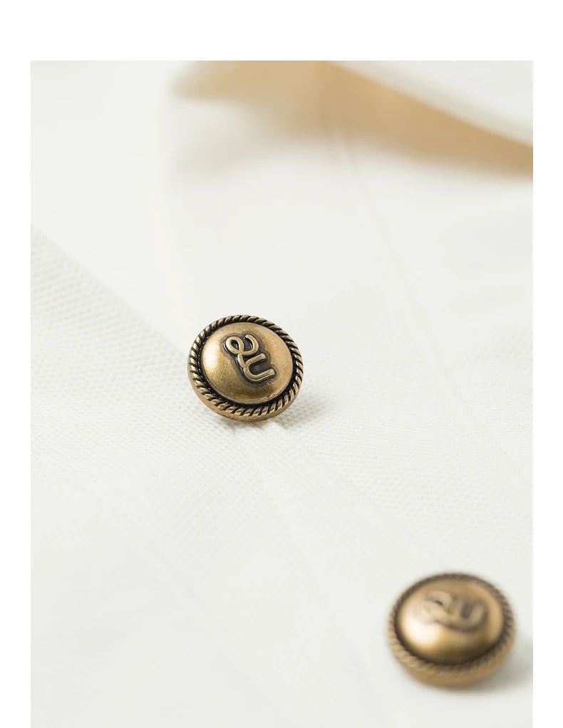 TOYOUTH Women Letter T-shirt 2024 Summer New POLO Collar Top Viralgem Store