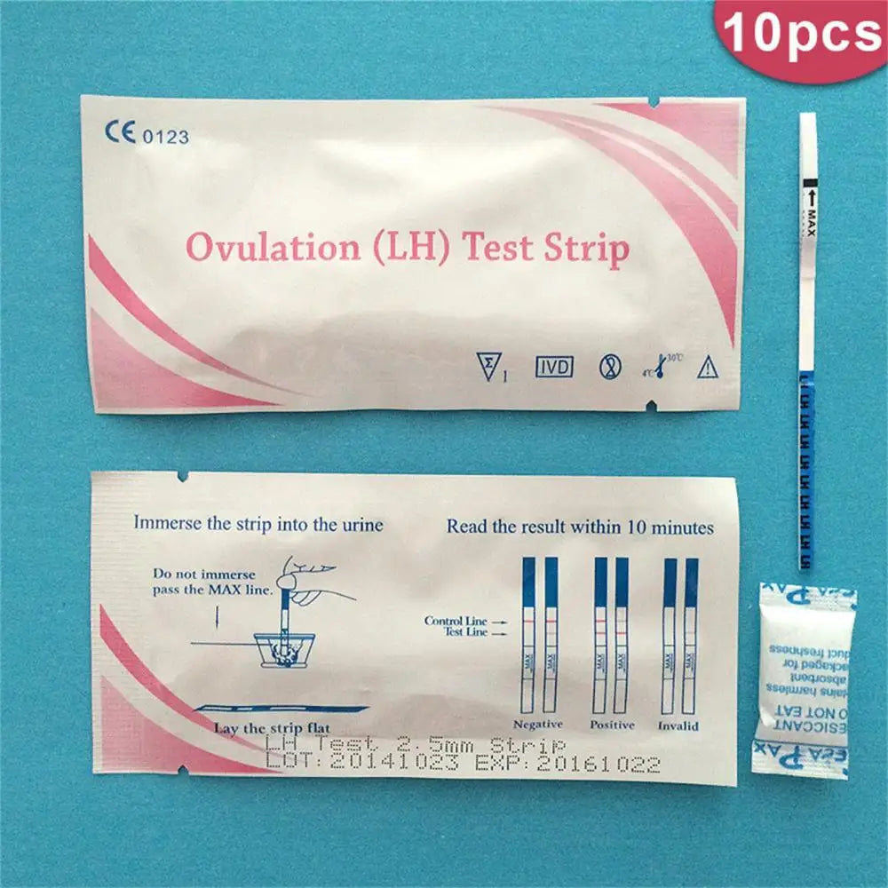 10/20/50pcs Ovulation Test Strips Clean Background & Clear Results LH Strips for Women Home Testing