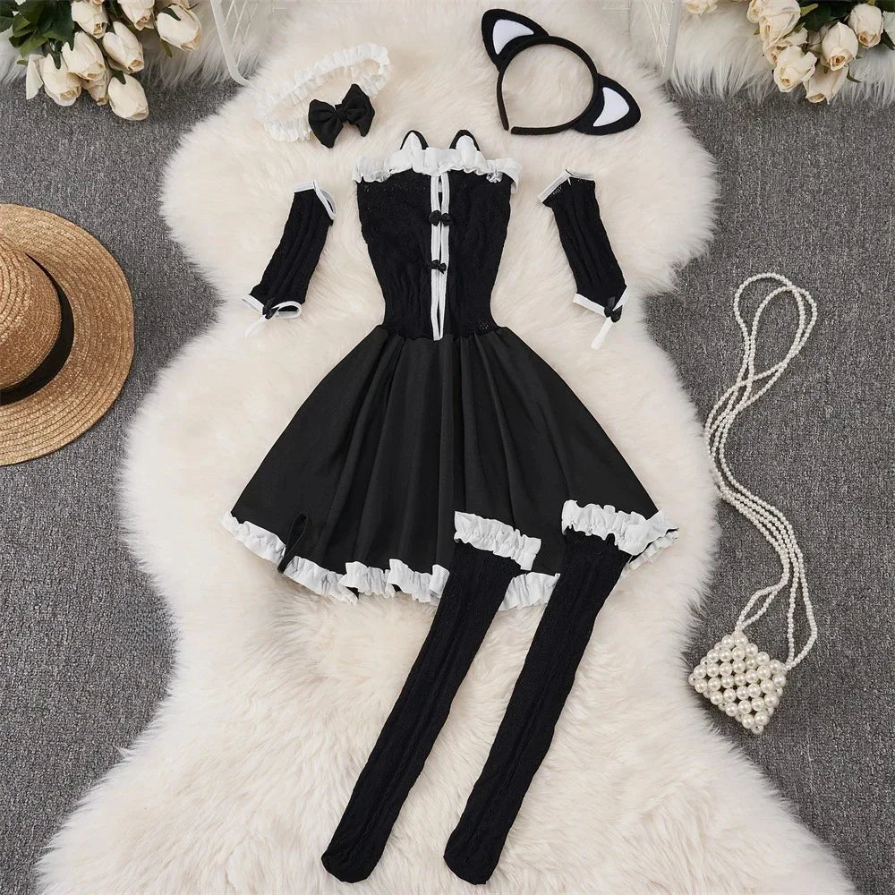 Tornova Sexy Uniform Lingerie Set Women's Underwear Sexy Lingerie Outfit Bra Sexy Set Lingerie Exotic Play Uniform Underwear Set