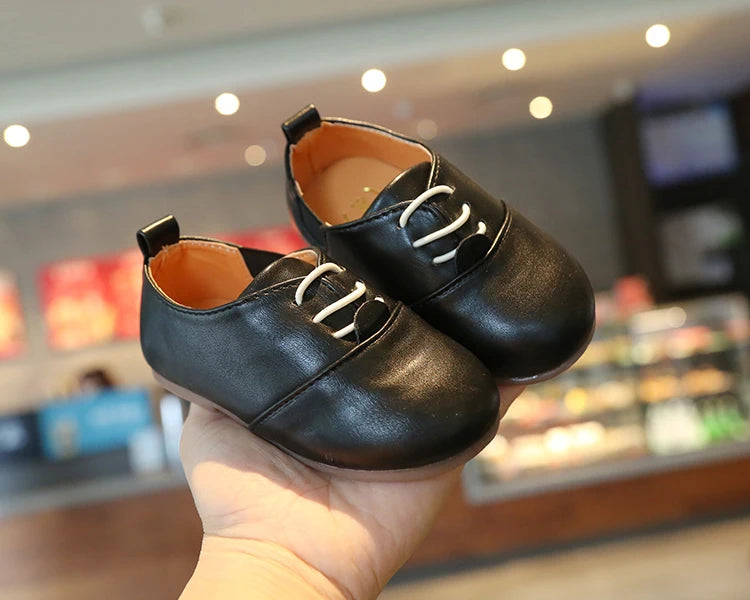 1-5 Years New Baby Shoes For Boy Leather Toddler Children Barefoot Shoes Soft Outdoor Kids Tennis Fashion Girls Sneakers