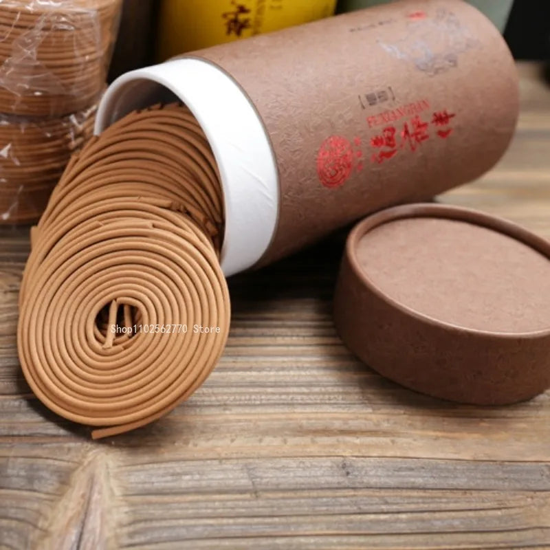 120 Discs 4 Hours Incense Coil Natural Sandalwood Agarwood Indoor Office Scent Burning Home Decor Meditation Purifying The Air
