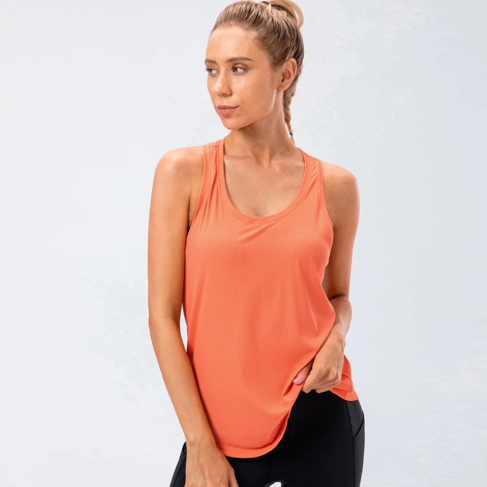 Women Sport tank Tops Loose Yoga Tops Quick Dry Workout Sport Tops For Women Fitness Sport Yoga Shirt Viralgem Store