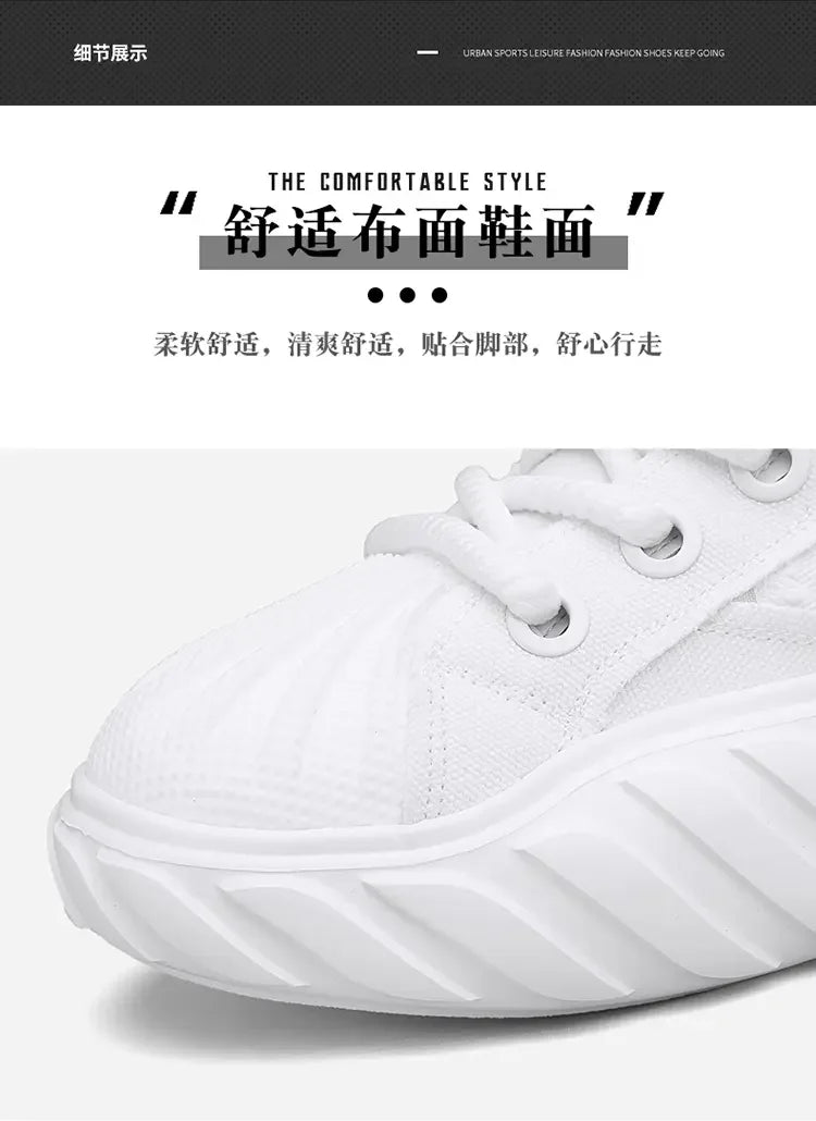 2023 Fashion Breathable Mens Thick Bottom Skate Shoes Outdoor Student Sneakers Sport Running Heighten Trend Comfortable Designer