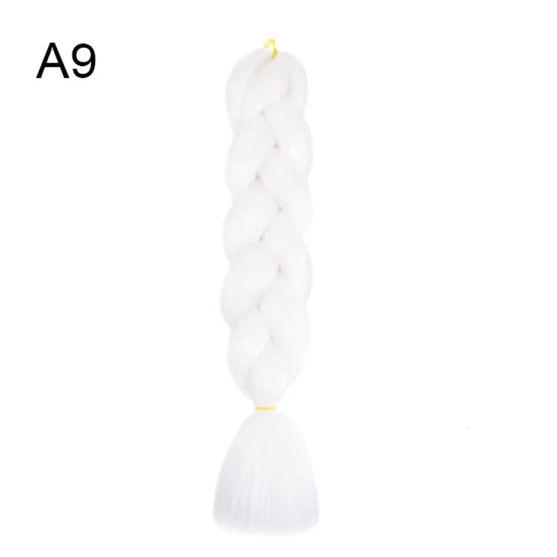 Synthetic Jumbo Braids Hair 24Inch Braiding Hair Extensions Ombre Fake Hair For Crochet Box Braid Blue Purple for Women Viralgem Store