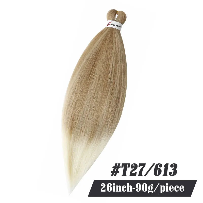 90G Yaki Synthetic Braiding Hair Jumbo Pre Stretched Hair Extensions For Women Kanekalon Curly Crochet Hair Braids Passion Twist