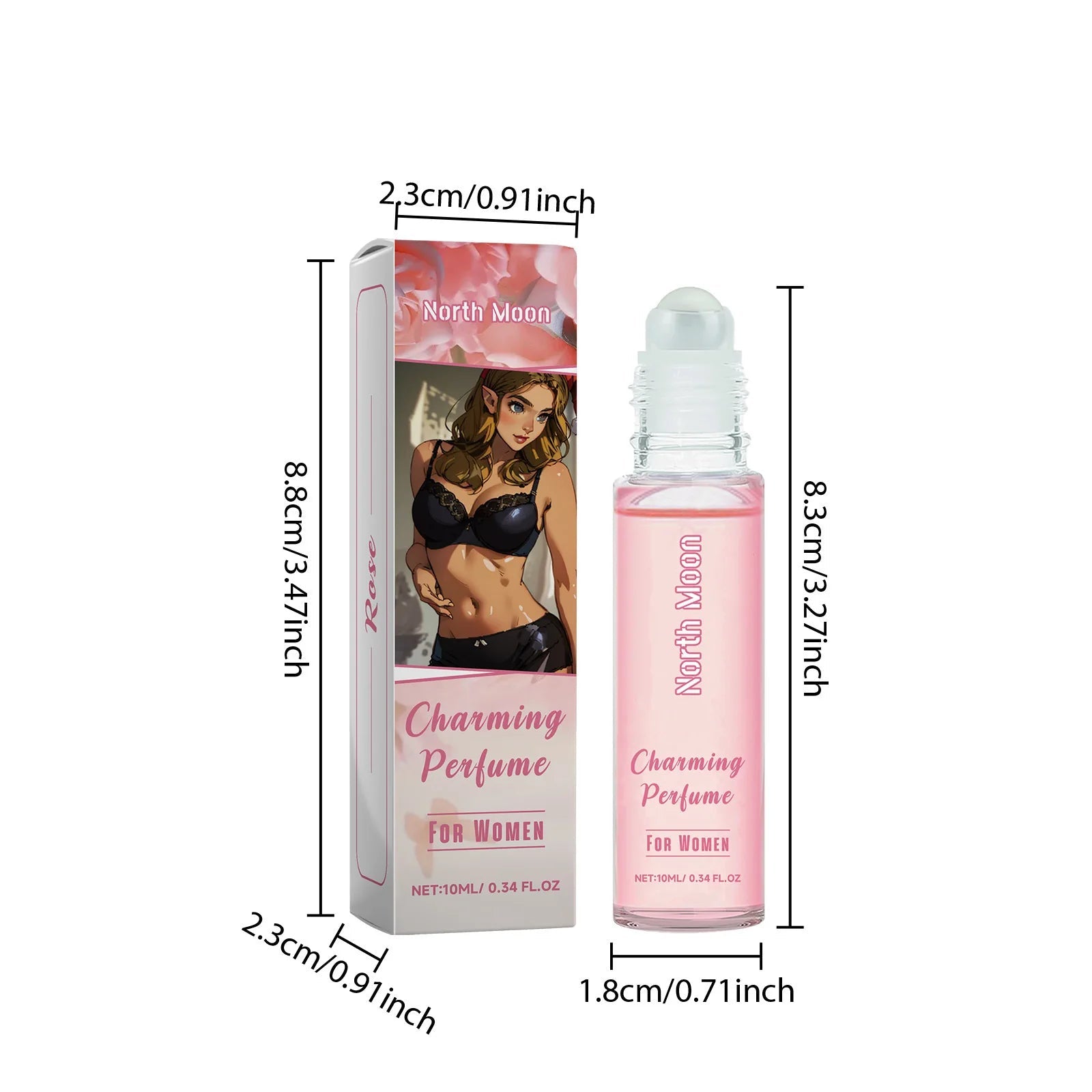 Women Pheromone Roll-On Perfume Increase Charming Floral Scent Lasting Fragrance Keep Freshing Romantic Dating Rose Light Perfum Viralgem Store