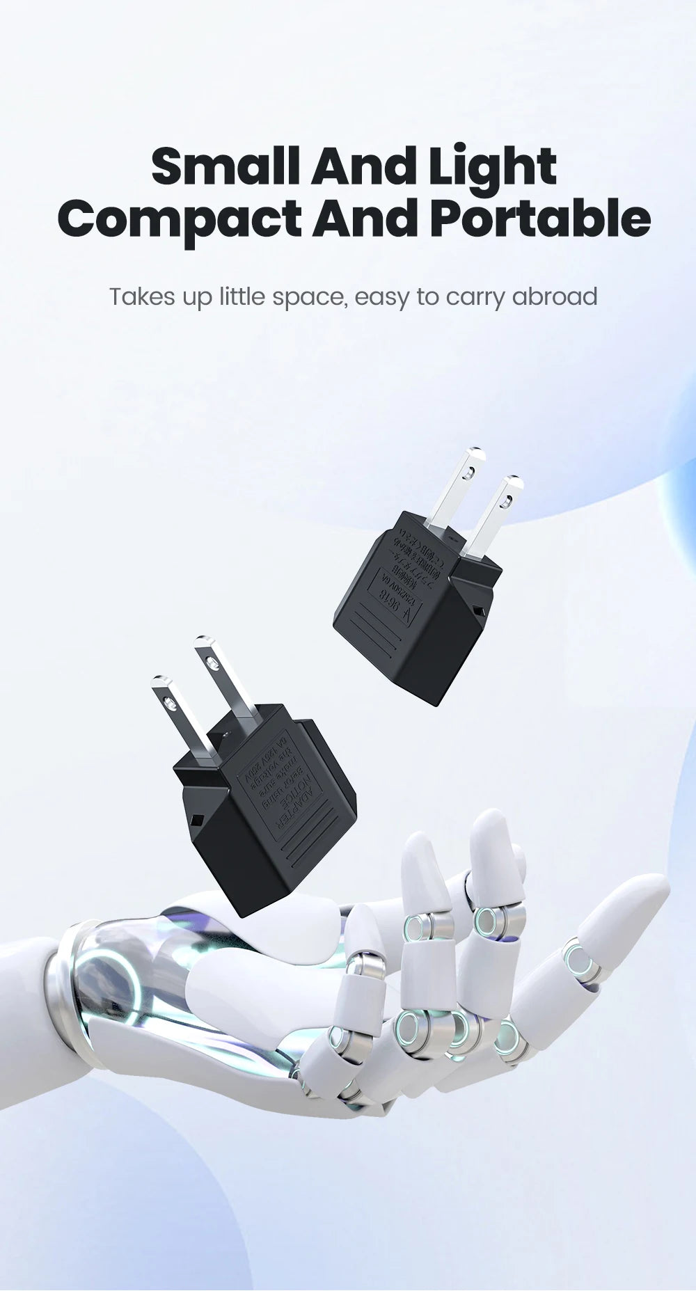 1-10PCS US Electrical Plug Adapter US America To EU European China CN Canada CA Travel Converter Plugs Power Socket AC Outlet
