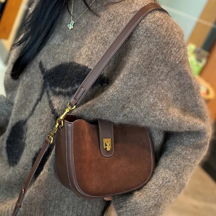 Women‘s Cowhide Genuine Leather Shoulder Bag Ladies Soft Cow Real Leather Handbag Female Fashion Luxury Design Crossbody Bags Viralgem Store