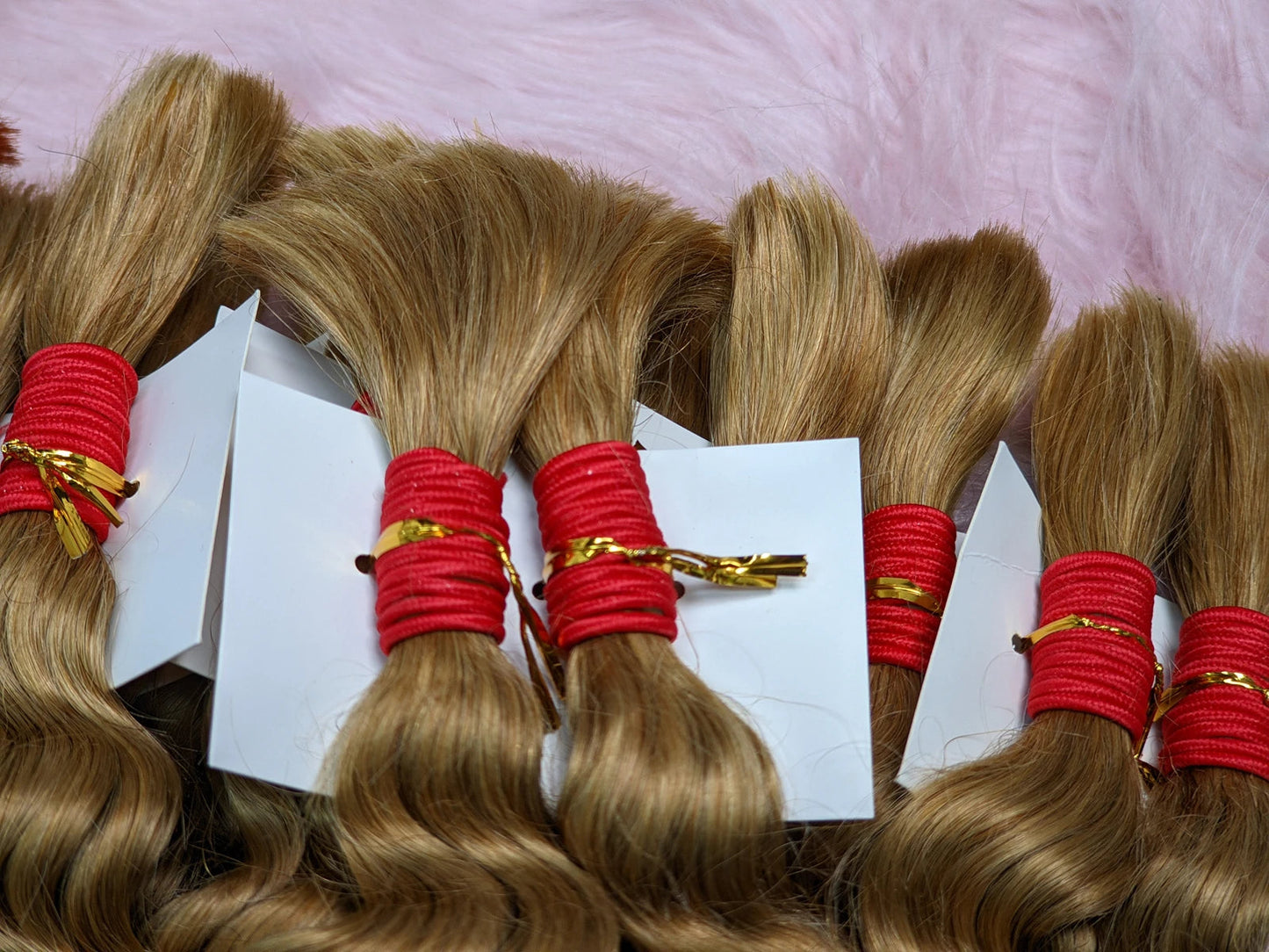 22Inch 100% Human Hair Bundle No Weft Deep Wave Curly Brazilian Virgin Hair for Boho Braid Burgundy 1 2 3 Bundles Hair for Women Viralgem Store