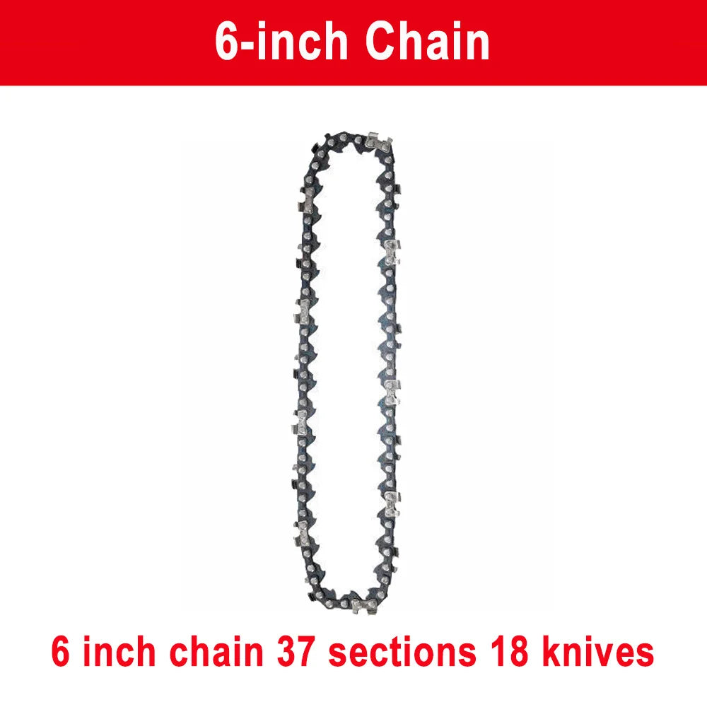 4/6/8/10 Inch 1/4 Chainsaw Chain Guide Portable Electric Saw Mini Chainsaw Logging Saw Blade Pruning Chain Saw Chain Accessories