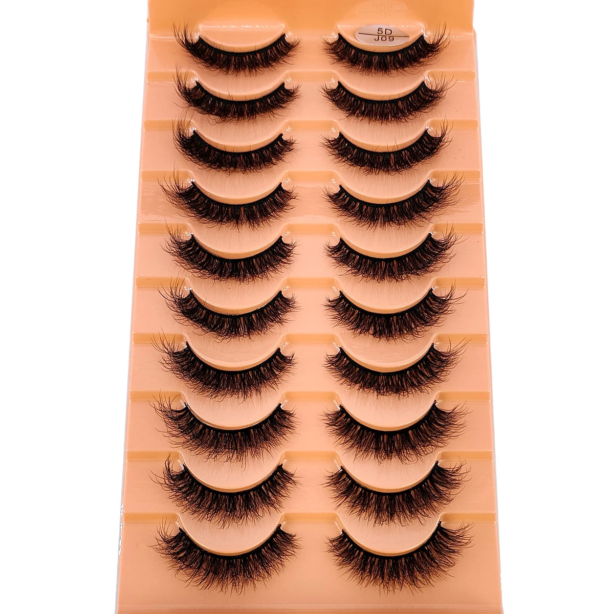 10 Pairs 3D Faux Mink Lashes Fluffy Soft Beauty Wispy Natural Short False Eyelashes Curly lashes Makeup Classic Thick eyelashes