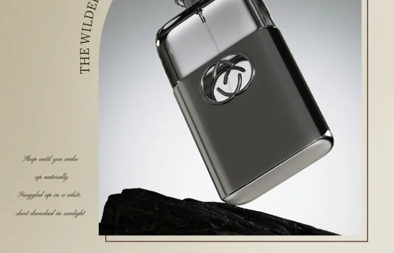 75ml Men's Perfume Eau De Parfum Homme Spray - Male Body Mist Cologne Fresh Scent Woody Notes Long Lasting Fragrance Viralgem Store