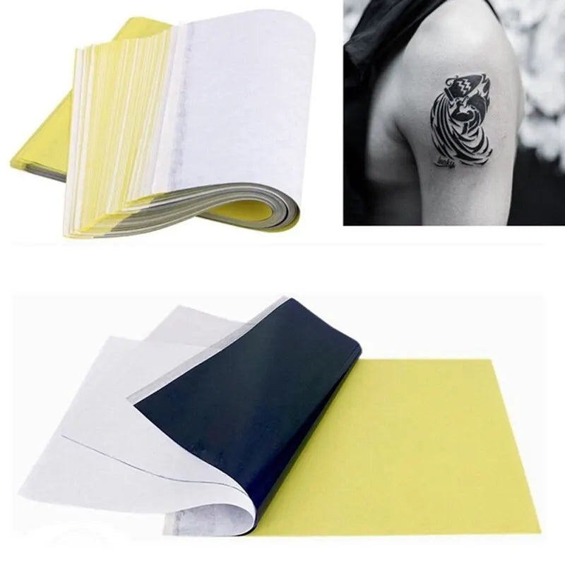 5/10PCS A4 Tattoo Transfer Paper Tattoo Supplies Carbon Thermal Transfer Paper Tattoo Stencil Copy Tracing Paper Accessory Viralgem Store