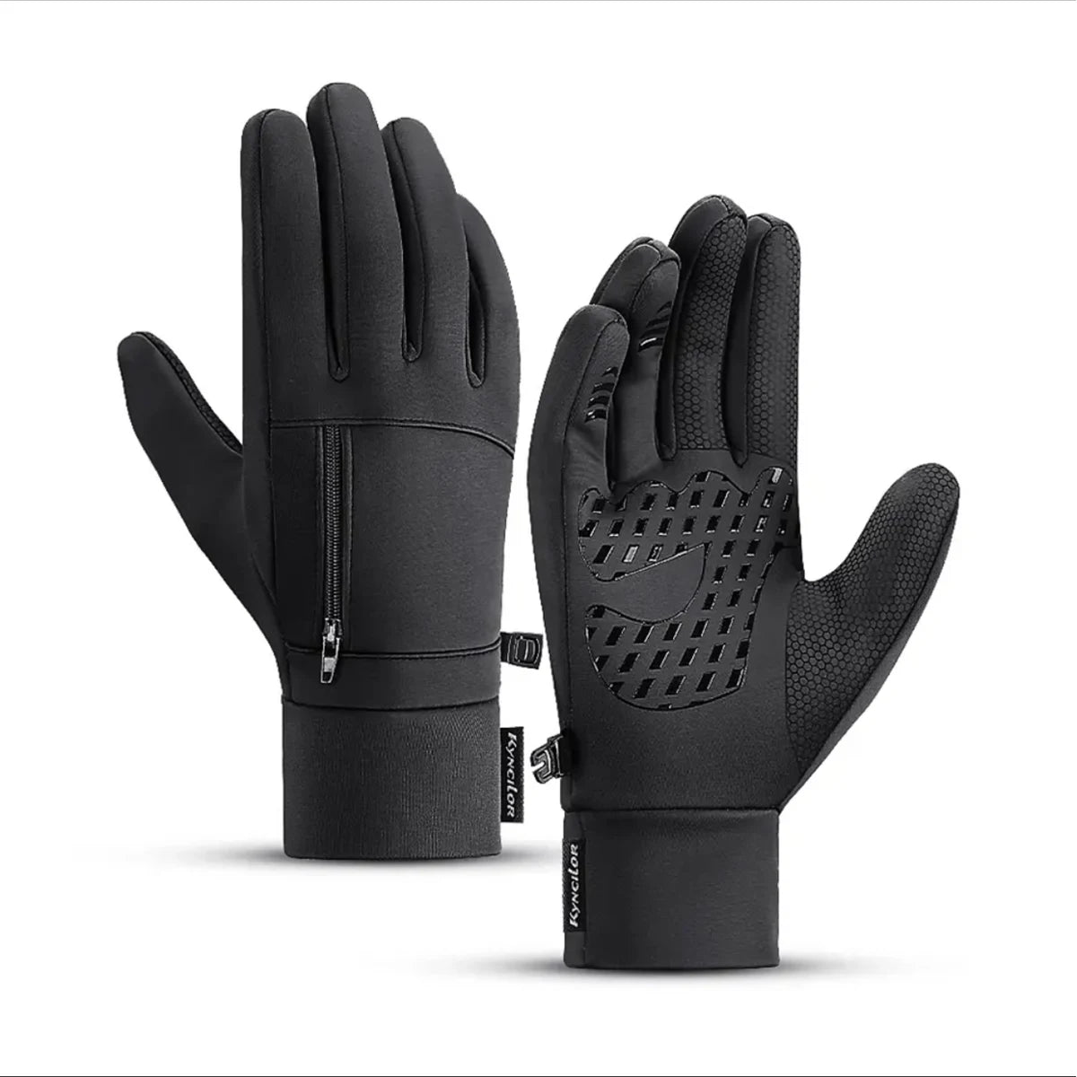 Winter Outdoor Cycling Gloves for Men and Women Touchscreen Windproof Warm Sport Splashproof Silicone Non-slip Motorcycle Gloves