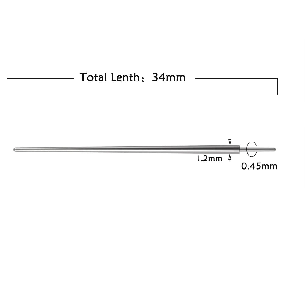 Surgical Steel 14/16/18G Insertion Taper Easy For Thread Threadless Piercing Earrings Jewelry Wear Easy Tool Viralgem Store