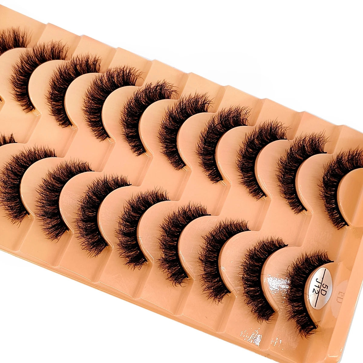 10 Pairs 3D Faux Mink Lashes Fluffy Soft Beauty Wispy Natural Short False Eyelashes Curly lashes Makeup Classic Thick eyelashes