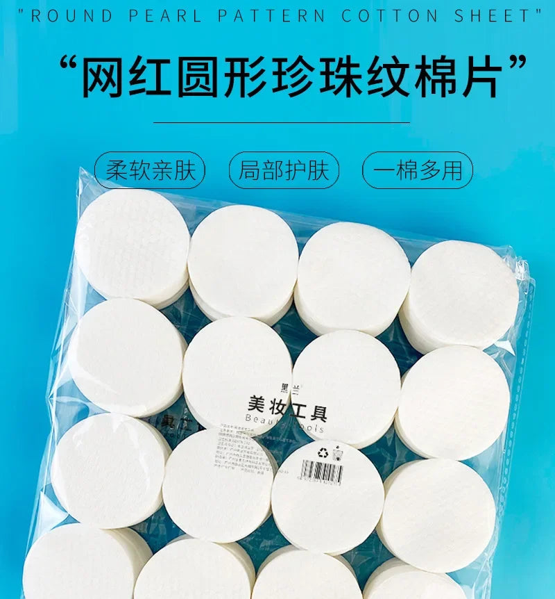 100-1200PCS Disposable Facial Puff Cotton Pads Makeup Accessories  Remover Practical Face Soft Remover Paper Take off the makeup Viralgem Store