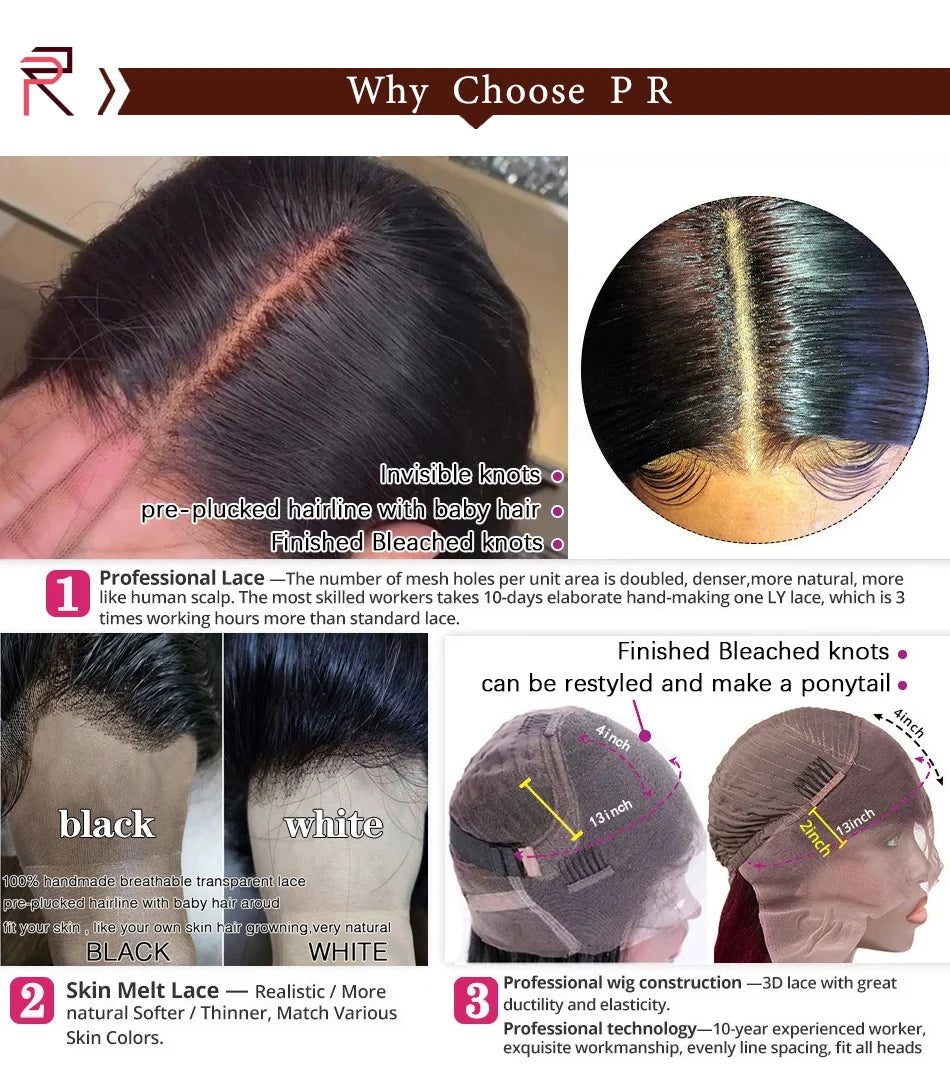 100% Vietnamese Human Hair Wigs Super Double Drawn Bone Straight Glueless Wigs Human Hair 7x5 Ready To Wear Wig Raw Virgin Hair Viralgem Store