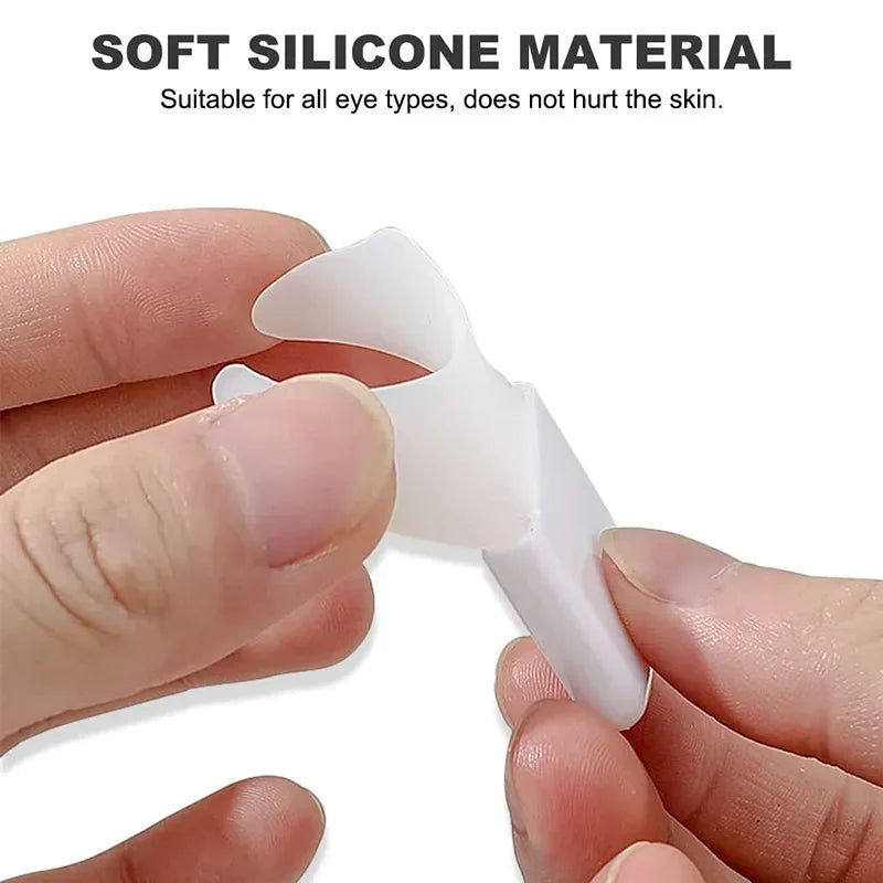 Wholesale Multi-functional Eyeliner Stencil Wing Tips Silicone Eyeliner Aid Drawing Lipstick Wearing Aid Reusable Makeup Tools Viralgem Store