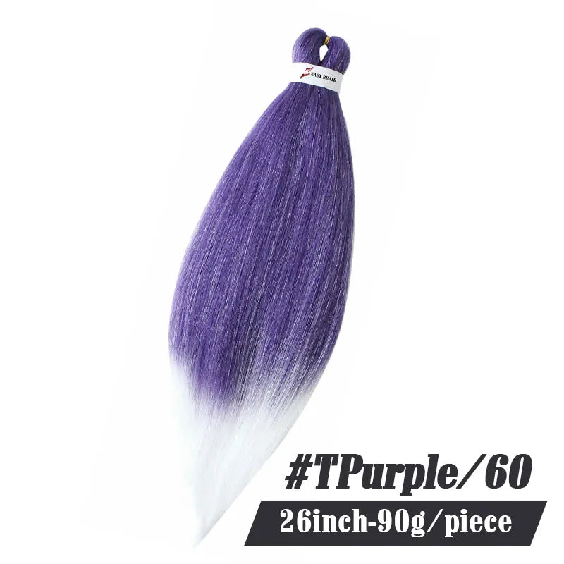 90G Yaki Synthetic Braiding Hair Jumbo Pre Stretched Hair Extensions For Women Kanekalon Curly Crochet Hair Braids Passion Twist