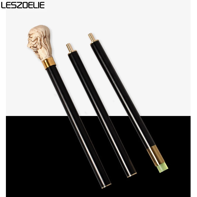 97cm Lion-Head Resin Handle Stick Men German Beech Detachable Wooden Walking Sticks Women Fashionable  Party Decorative Canes Viralgem Store