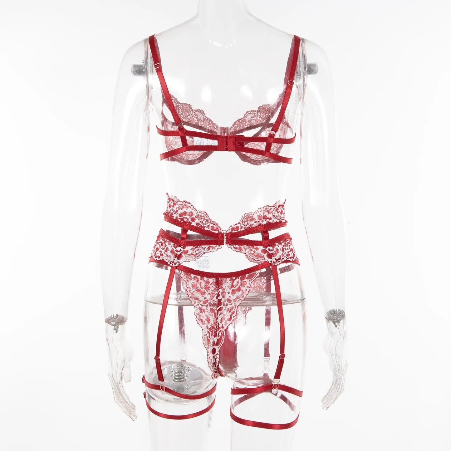 Toucheart Sexy Bra Set Contrast Color Lace Hollow Breathable Garter Hot Erotic Sexy Costumes Underwear Seamless Bra Thong Suit Viralgem Store