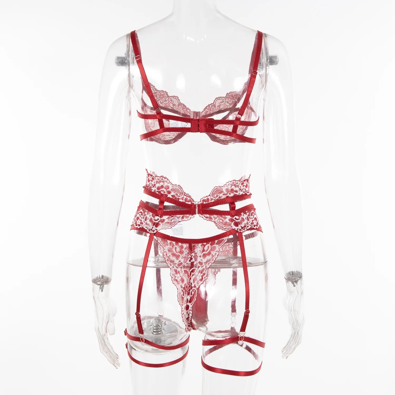 Toucheart Sexy Bra Set Contrast Color Lace Hollow Breathable Garter Hot Erotic Sexy Costumes Underwear Seamless Bra Thong Suit Viralgem Store