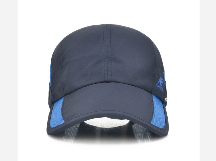 2024 New Men's Quick Drying Baseball Cap Korean Outdoor Sunscreen Visor Women's Athleisure Waterproof Mesh Cap Viralgem Store