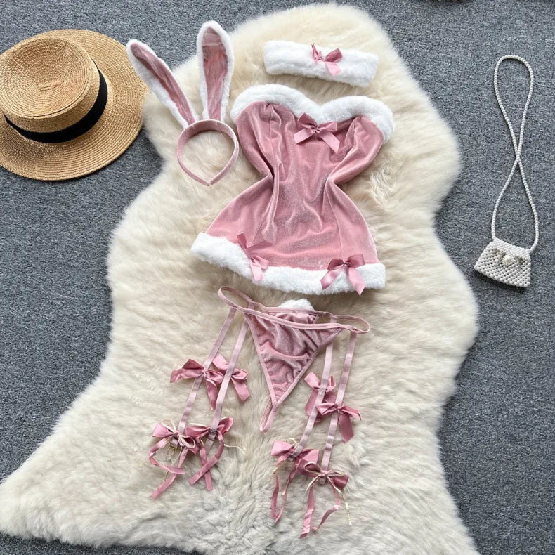 Women's Bras Women's Underwear Sets y Lingerie Outfit Bra And Panty Set Woman Clothes Attractive Chest Suspenders Below Viralgem Store