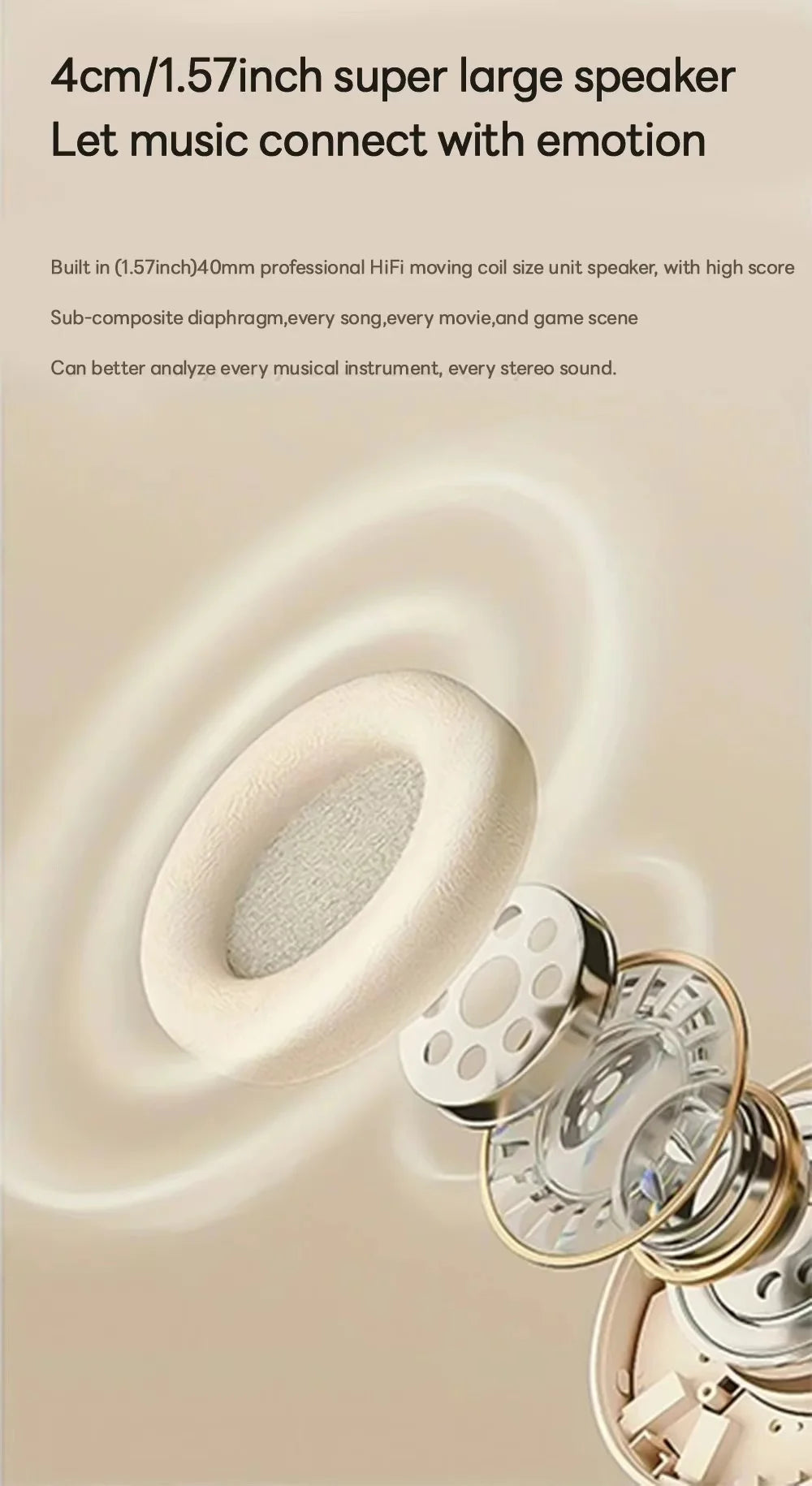 #P2961 Wireless Bluetooth 5.3 Headphones Over Ear Hifi Stereo Headset True Sports With Earphones TF/AUX Music Player with HD Mic Viralgem Store