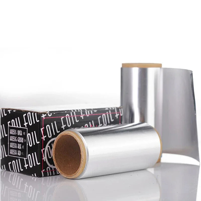 10M Highlights Paper Hairdresser Foil hair Dresser Color 1 Roll Aluminum Foil Paper Paper For Hair Wicks Hair Dye Hairdressing