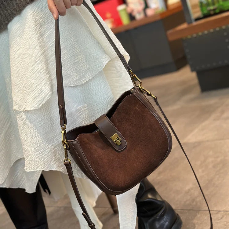 Women‘s Cowhide Genuine Leather Shoulder Bag Ladies Soft Cow Real Leather Handbag Female Fashion Luxury Design Crossbody Bags Viralgem Store