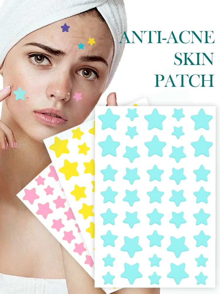 40-240PCS  Colorful Acne Pimple Patch Sticker Waterproof Removal Pimple Anti-Acne Hydrocolloid Patches Spot Marks Repair Sticker