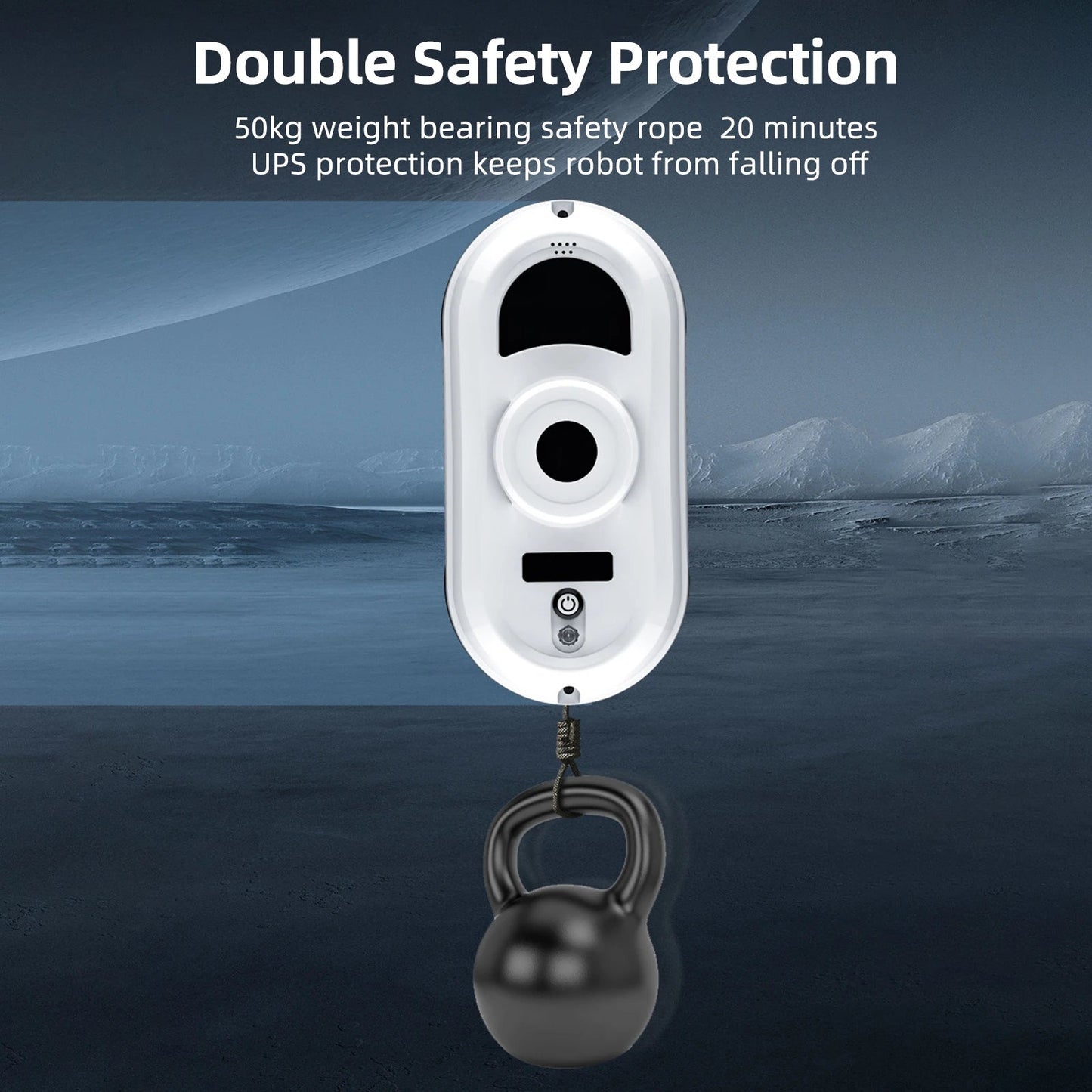 5600pa Window Cleaning Robot Household Intelligent Vacuum Remote Control Anti Fall Electric Window Washer Glass Cleaner Viralgem Store