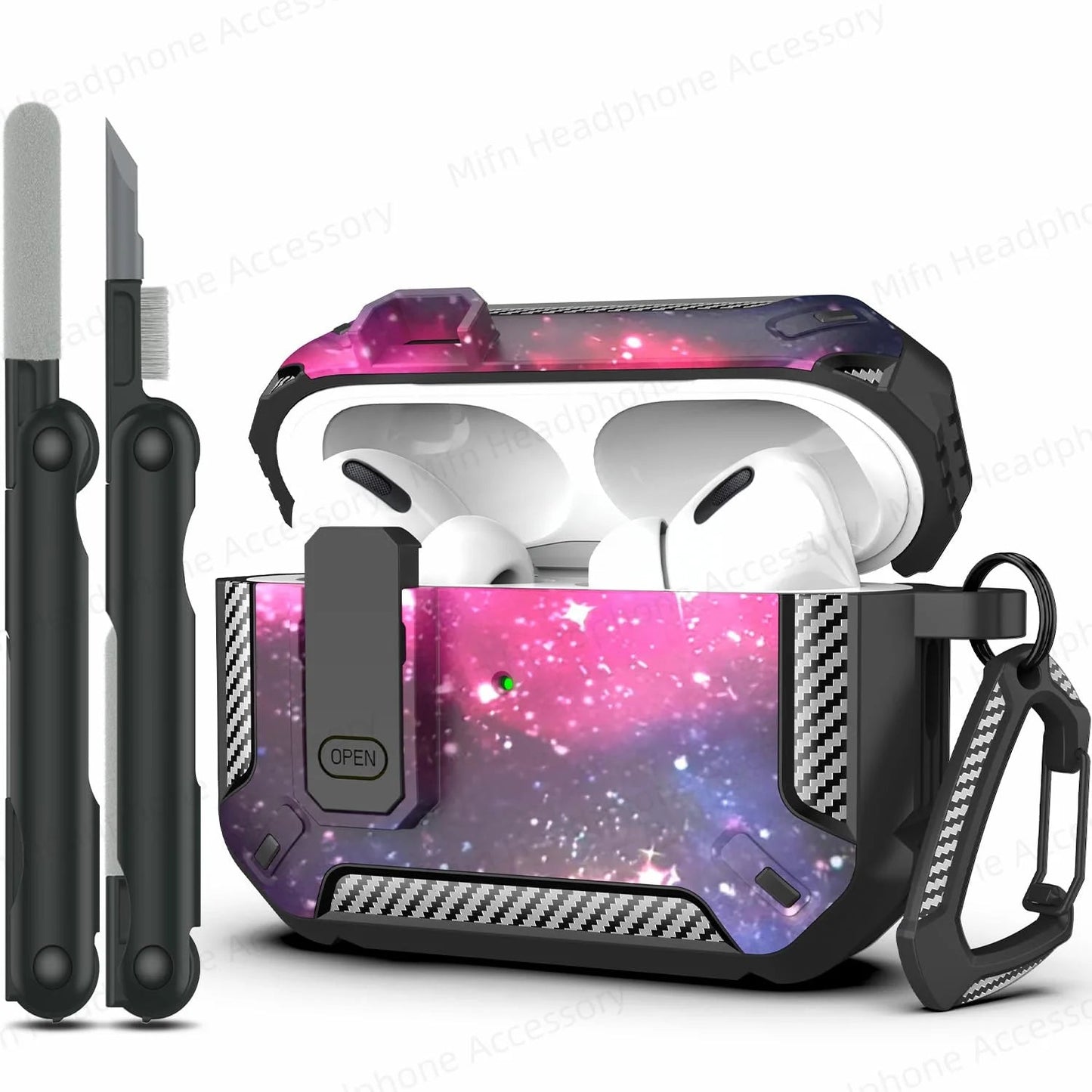 AirPod Pro 2023 switch case with Cleaner Kit Luxury Fall Prevention TPU Protective Cover For AirPod Pro 3rd/2nd Generation Case Viralgem Store