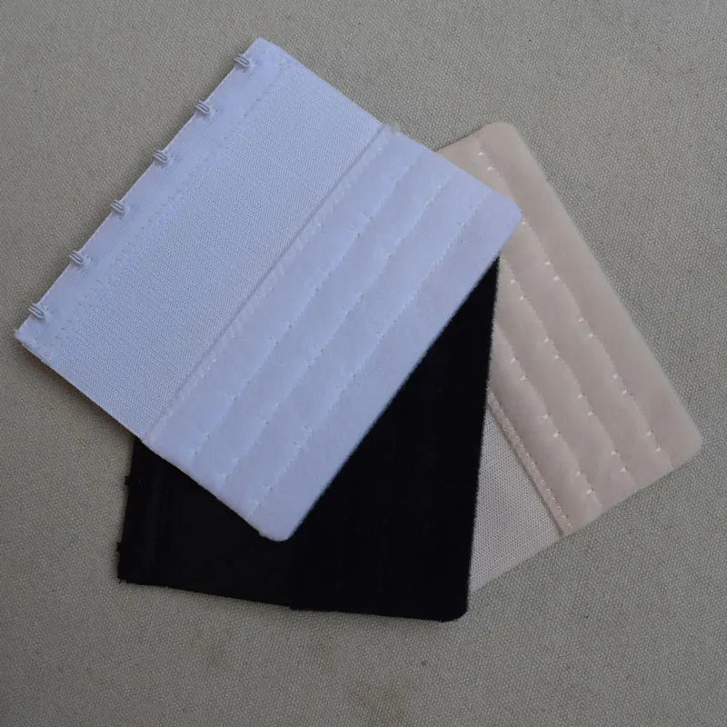 2 pieces Strap Extension 3 Hooks 6 Rows Candy Color Intimates Adjustable Belt Buckle Replacement Bra Extenders For Women