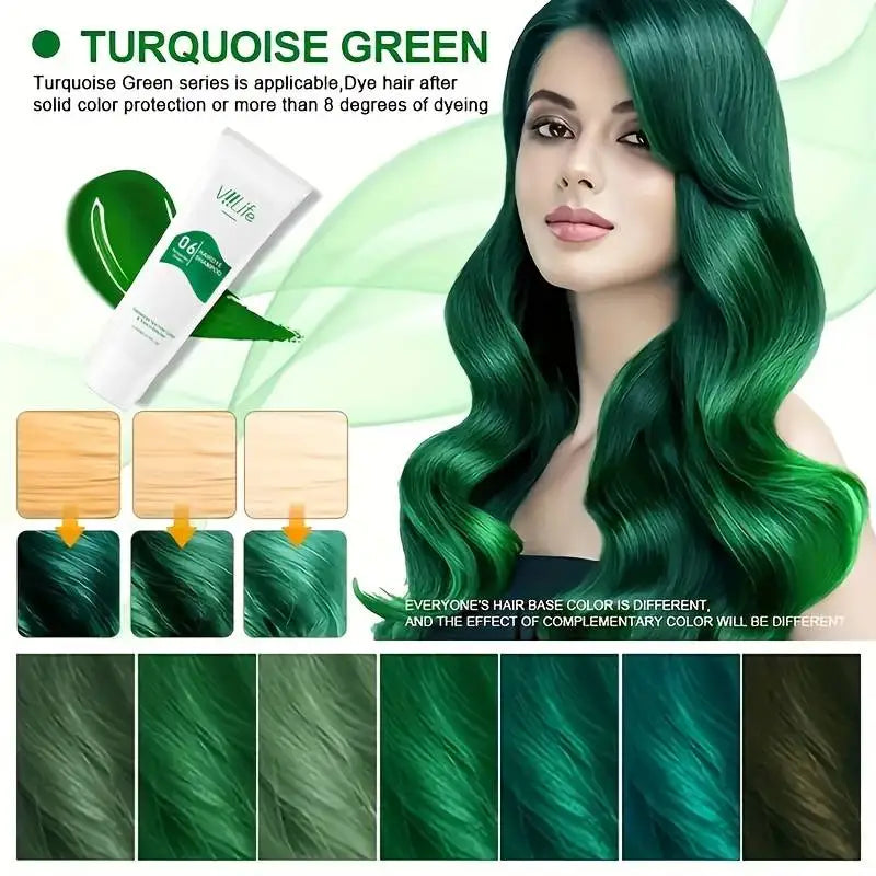 Unisex Hair Dye Permanent Styling Hair Color Wax Shampoo Fashion No Damage Quick Coloring Lasting Professional Hairs Dyeing Crea Viralgem Store