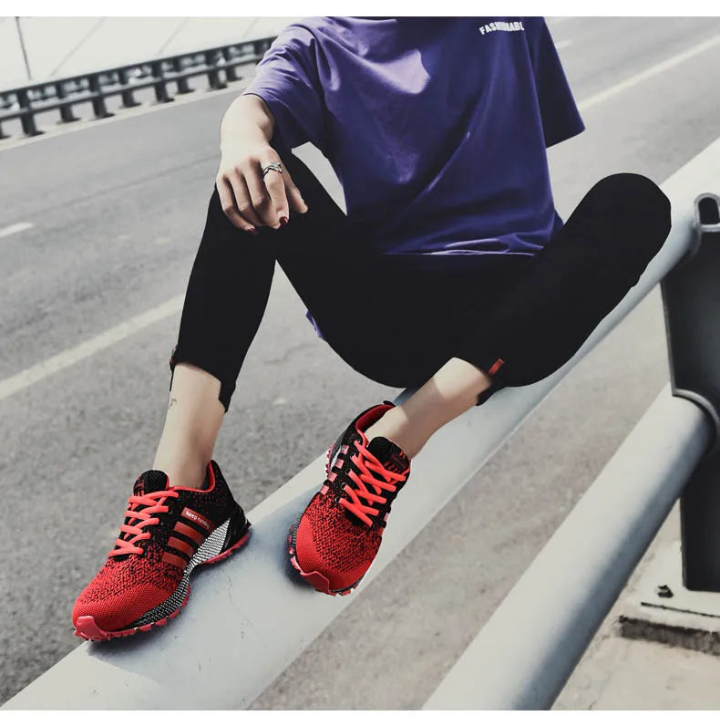 Summer Shoes for Men Sneakers Fashion Running Sports Shoes Breathable Non-slip Walking Jogging Gym Shoes Women Casual Loafers