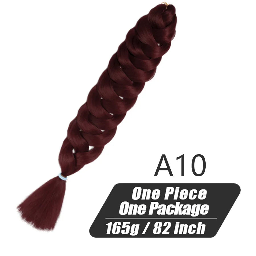 Xpression Crochet Hair Jumbo Braids Hair Kanekalon Expression Hair for Braids Synthetic Braiding Hair Extensions For Women