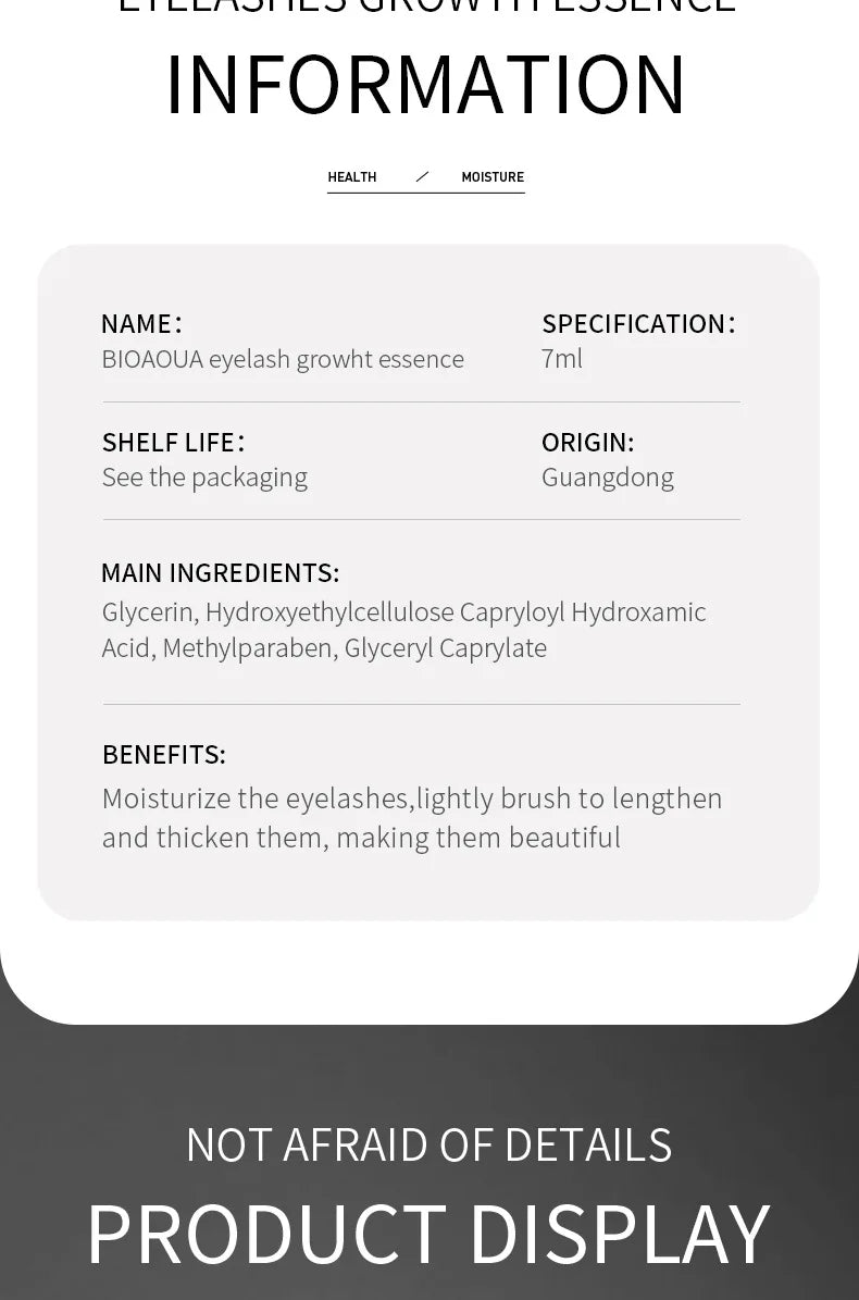 7 Days Fast Eyelash Growth Serum Eyelash Eyebrow Growth Strong Makeup Extension Treatment Thicken Care Products Viralgem Store