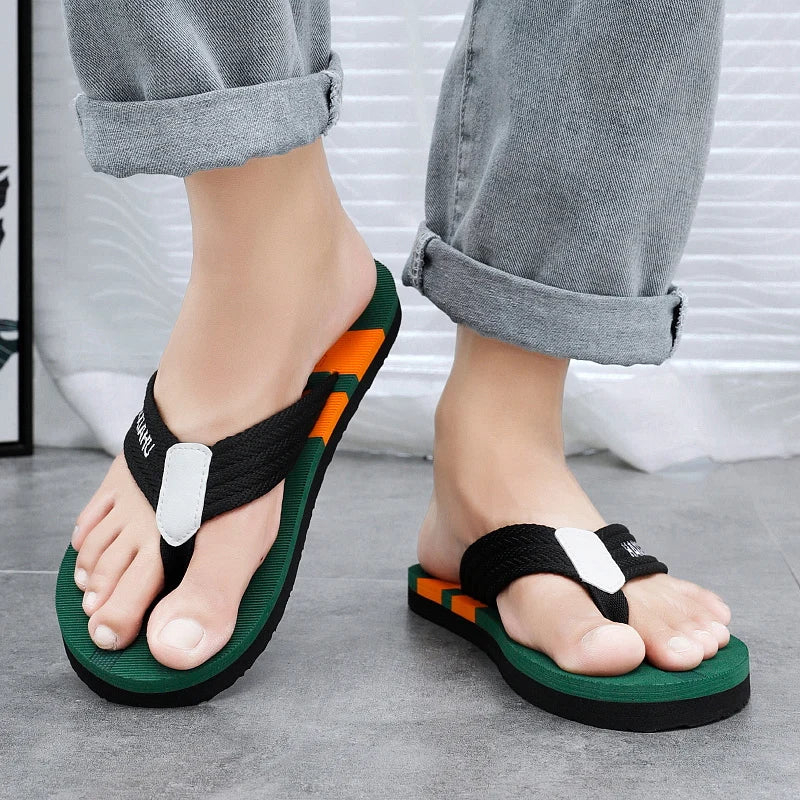 2024 new summer men's ultra-light EVA sole fashion comfortable sandals flip-flops
