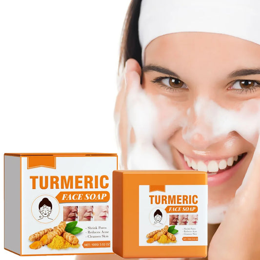 Turmeric Cleansing Soap Facial Repair Gentle Cleansing Moisturizing Moisture Non-Sticky Clear Cleansing Products