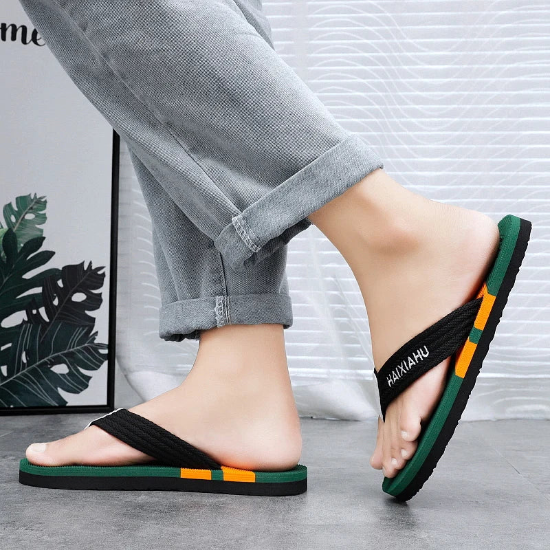 2024 new summer men's ultra-light EVA sole fashion comfortable sandals flip-flops