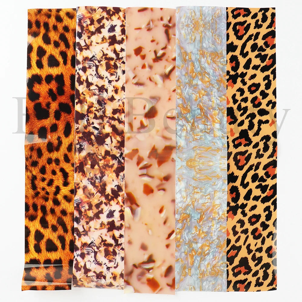 10Pcs Hologram Transfer Foil Nails Laser Stars Holographic Nail Stickers Mermaid Tail Sliders Metallic Gel Polish Wraps NLXKY01