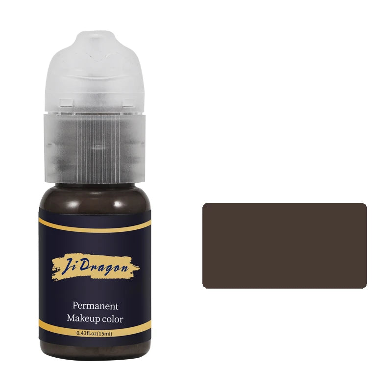 15ml Tattoo ink Pigment Color Paint Set Mix Permanent Makeup Microblading Eyebrow Lip Eyeliner SMP Beauty PMU Body Art Supplies