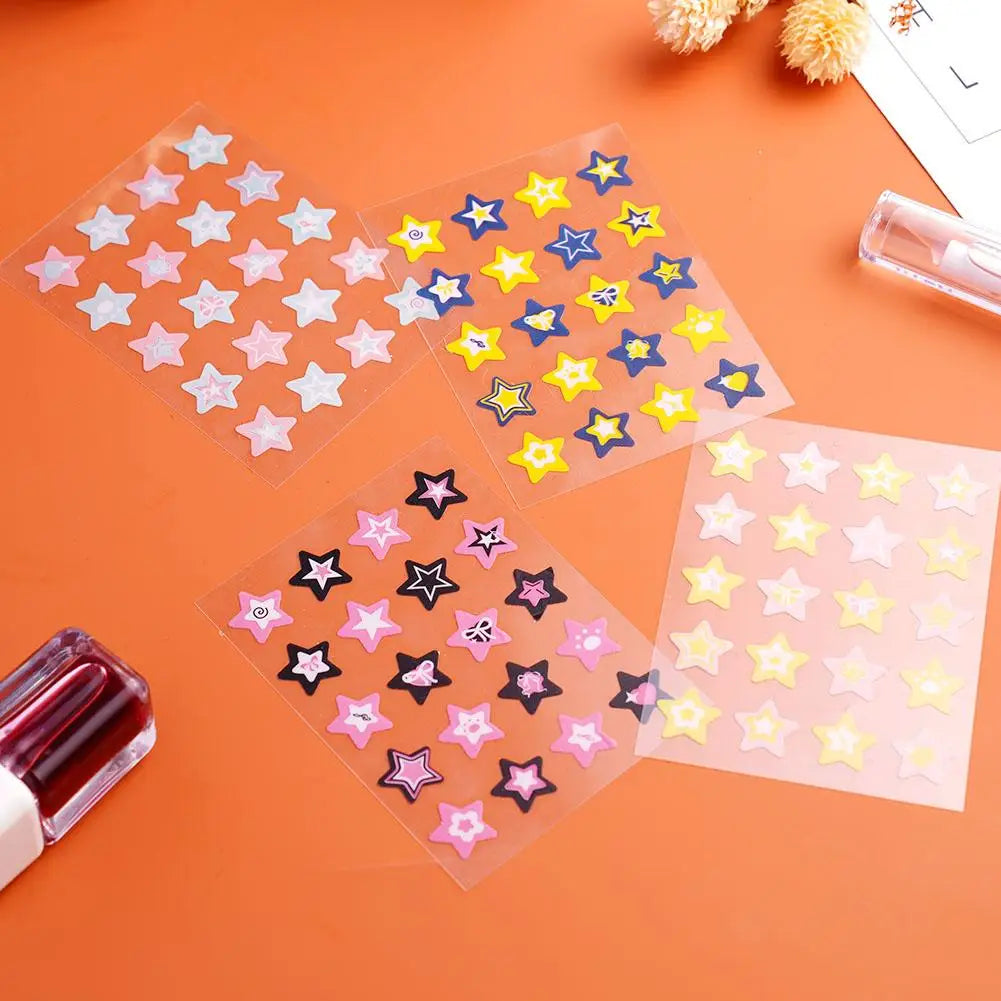 1PC Colorful Star Shaped PE Pimple Patches Acne Invisible Removal Skin Care Stickers Concealer Face Spot Beauty Makeup Tools