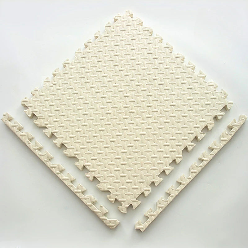 12pcs Foam Baby Play Mat Puzzle Mat Kids Interlocking Exercise Tiles Rugs Floor Tiles Toy Carpet Soft Carpet 30*30*1cm Viralgem Store