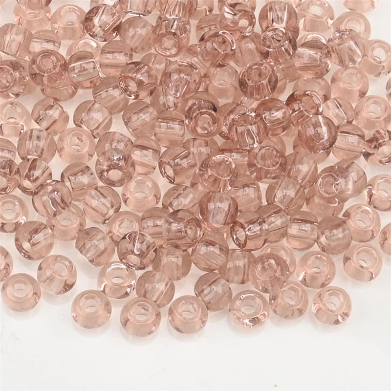 4.0mm Czech Glass Seed Beads Dye Core Small Glass Beads for DIY Making Jewelry Craft Bracelets Necklaces Earrings