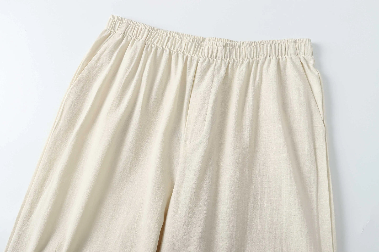 TRAFZA 2024 Women Fashion Solid Shirt Pant Set Asymmetric Laced Up Blouse Top+Elastic Waist Loose Wide Leg Pant 2 Piece Suits