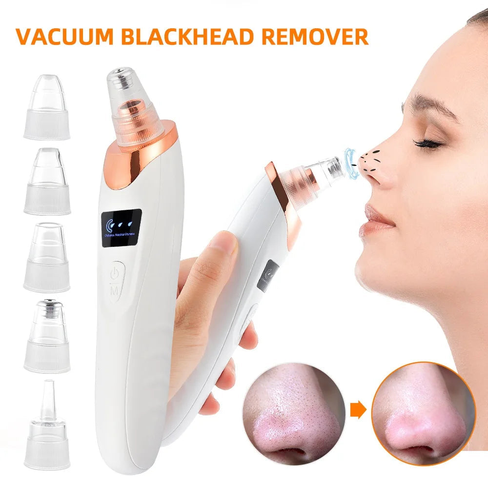 Vacuum Nose Blackhead Remover Face Cleansing Beauty Machine Facial Suction Cleaner Pimple Dead Skin Remover Extractor Skin Care Viralgem Store